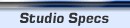 Studio Specs